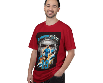 Darwin Nunez 19 Soccer Player T-Shirt, 2026 World Cup Tee, Uruguay Flag