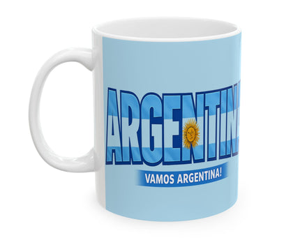 Argentina World Cup 2026 Soccer Mug ,  Argentina Flag, Ceramic Coffee Mug, Gift For Dad