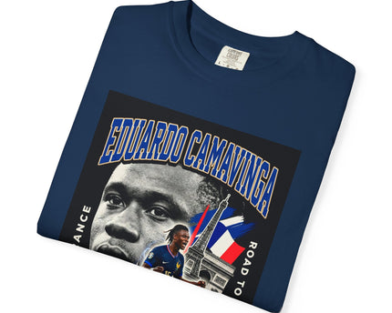 Eduardo Camavinga Soccer Player T-Shirt, 2026 World Cup Back Print, France Soccer T-shirt