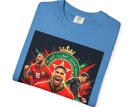 Morocco Football Players T-shirt, 2026 World Cup Soccer Tee, Morocco Flag