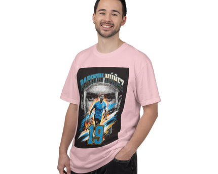 Darwin Nunez 19 Soccer Player T-Shirt, 2026 World Cup Tee, Uruguay Flag