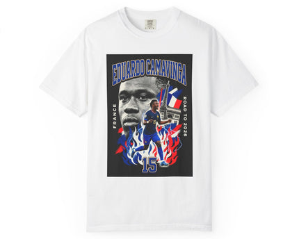 Eduardo Camavinga Soccer Player T-Shirt, 2026 World Cup Back Print, France Soccer T-shirt