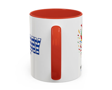 Uruguay Vamos Uruguay Mug, Accent Coffee Mug, Soccer World Cup, Gift for Dad