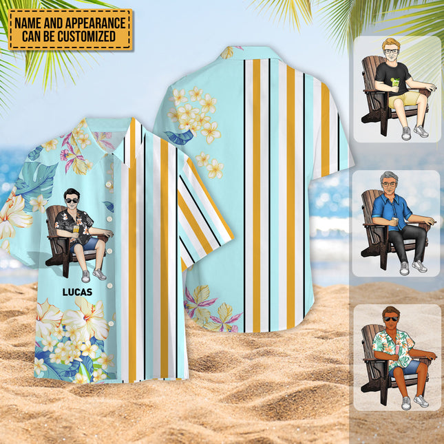 Cool Man Summer Hawaii Cool Customization - Summer Hawaiian shirt - Personalized Customized Hawaiian shirt