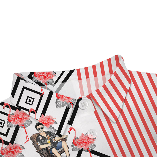 Cool Man Summer Hawaii Cool Customization- Personalized Customized Hawaiian shirt - Summer Hawaiian shirt