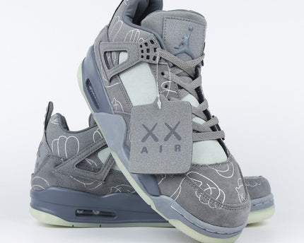Men's Air Jordan 4 x Kaws Grey Shoes