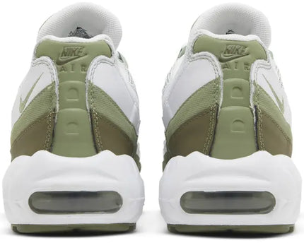 Men's  Nike Air Max 95 White Oil Green Shoes