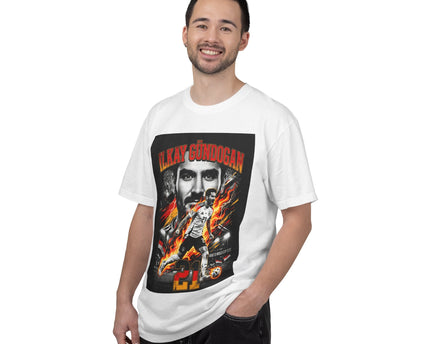 Ilkay Gundogan Soccer Player Graphic T-Shirt, 2026 World Cup Back Print, Germany Flag