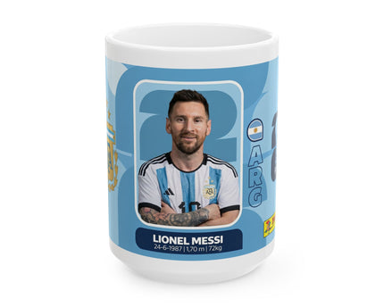 Lionel Messi Argentina Soccer Ceramic Mug, World Cup 2026