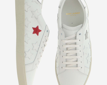 Men's Saint Laurent Court Classic SL06 White Sneakers
