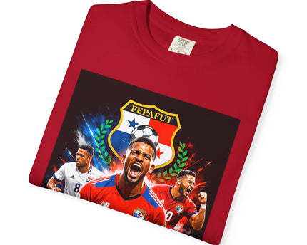 Panama Soccer Players T-shirt, 2026 World Cup Back Print,Panama Flag