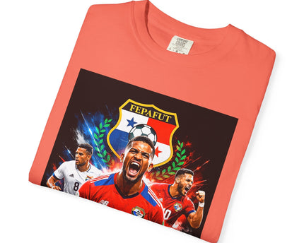 Panama Soccer Players T-shirt, 2026 World Cup Back Print,Panama Flag