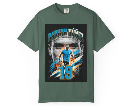 Darwin Nunez 19 Soccer Player T-Shirt, 2026 World Cup Tee, Uruguay Flag