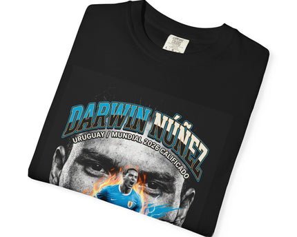 Darwin Nunez 19 Soccer Player T-Shirt, 2026 World Cup Tee, Uruguay Flag