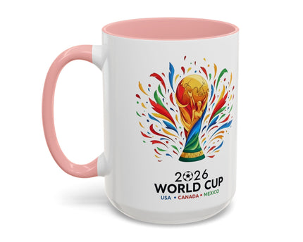 Argentina Vamos Argentina Mug , Accent Coffee Mug, Flag Text Design