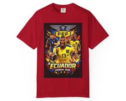 Ecuador Soccer Players T-Shirt, 2026 World Cup Team Tee, Ecuador Flag