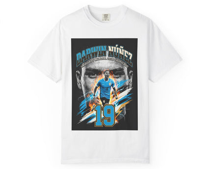 Darwin Nunez 19 Soccer Player T-Shirt, 2026 World Cup Tee, Uruguay Flag