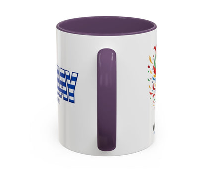 Uruguay Vamos Uruguay Mug, Accent Coffee Mug, Soccer World Cup, Gift for Dad