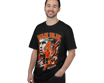 Netherlands Football Captain Shirt, World Cup 2026 Soccer Tee, Netherlands flag