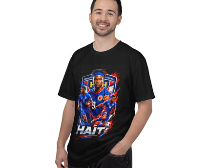Haiti Soccer Players T-shirt, 2026 World Cup Back Graphic, Haiti Flag