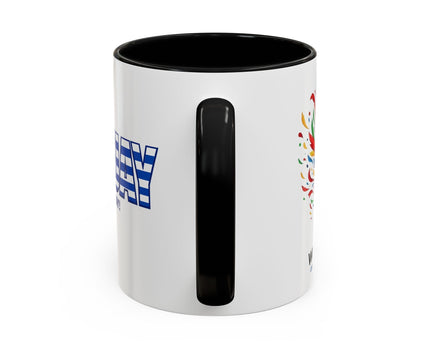 Uruguay Vamos Uruguay Mug, Accent Coffee Mug, Soccer World Cup, Gift for Dad
