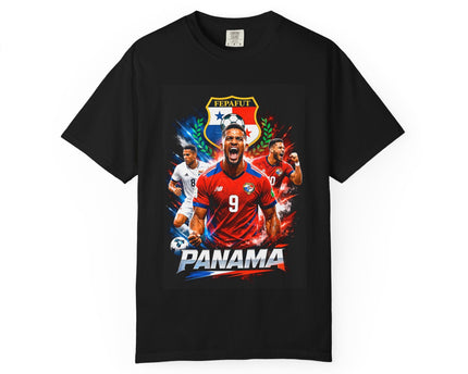 Panama Soccer Players T-shirt, 2026 World Cup Back Print,Panama Flag