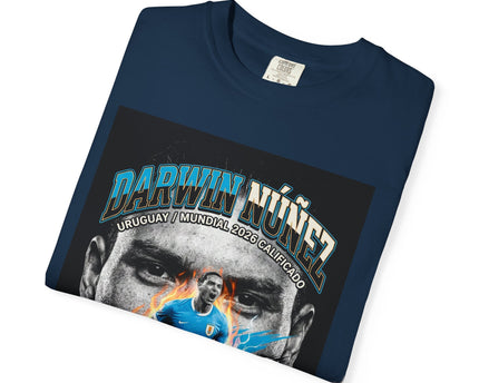 Darwin Nunez 19 Soccer Player T-Shirt, 2026 World Cup Tee, Uruguay Flag