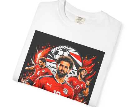 Egypt Football Players T-shirt, 2026 World Cup Back Trophy Design, Egypt Flag