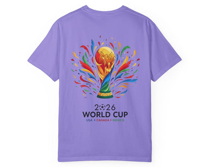 USA Soccer Players Team USA T-Shirt, 2026 World Cup Back Trophy Design, USA Flag