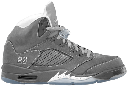 Men's Nike Air Jordan 5 Retro Wolf Grey Shoes