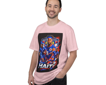 Haiti Soccer Players T-shirt, 2026 World Cup Back Graphic, Haiti Flag