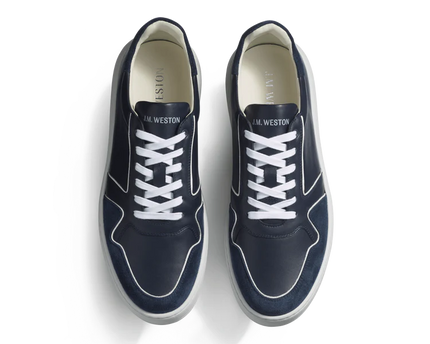 Men's Basket On Time Oxford Navy Sneakers