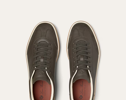 Men's Loro Piana Tennis Walk Old England Sneakers