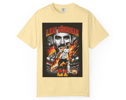 Ilkay Gundogan Soccer Player Graphic T-Shirt, 2026 World Cup Back Print, Germany Flag