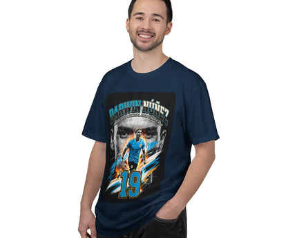 Darwin Nunez 19 Soccer Player T-Shirt, 2026 World Cup Tee, Uruguay Flag