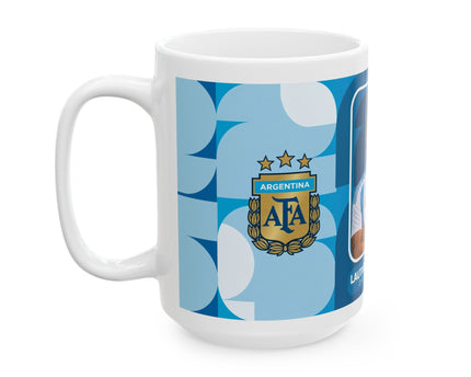 Argentina Soccer Player Lautaro Martínez Mug —  Ceramic Coffee Cup, World Cup 2026
