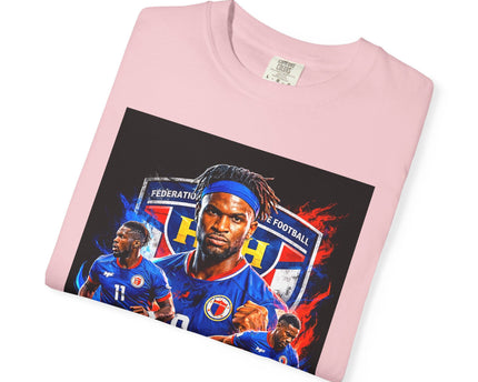 Haiti Soccer Players T-shirt, 2026 World Cup Back Graphic, Haiti Flag