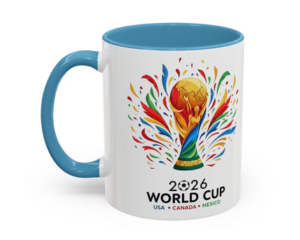 Uruguay Vamos Uruguay Mug, Accent Coffee Mug, Soccer World Cup, Gift for Dad