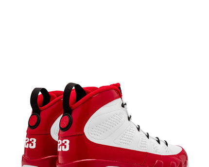 Men's Nike Air Jordan 9 Retro Black Red White Shoes