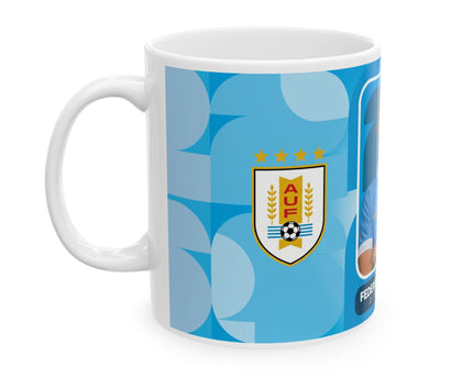 Federico Valverde Uruguay Football Player Ceramic Mug – Soccer Fan Collectible, World Cup 2026