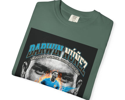 Darwin Nunez 19 Soccer Player T-Shirt, 2026 World Cup Tee, Uruguay Flag
