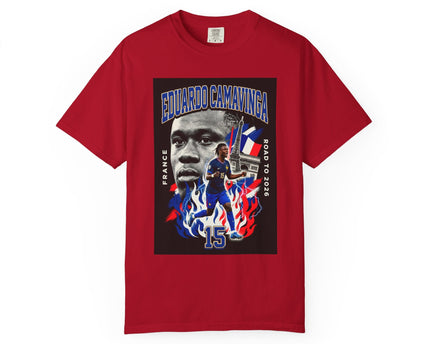 Eduardo Camavinga Soccer Player T-Shirt, 2026 World Cup Back Print, France Soccer T-shirt