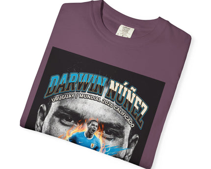 Darwin Nunez 19 Soccer Player T-Shirt, 2026 World Cup Tee, Uruguay Flag