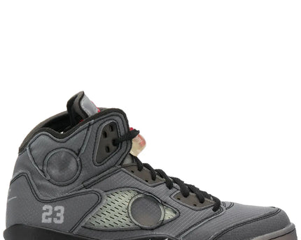 Men's Nike Air Jordan 5 Retro Off-White Muslin Shoes