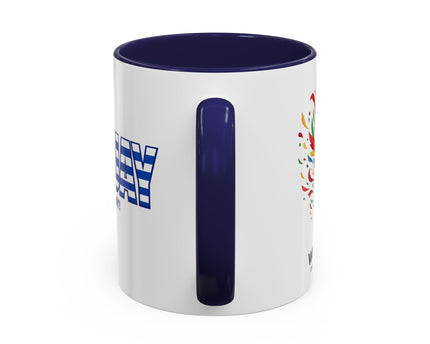 Uruguay Vamos Uruguay Mug, Accent Coffee Mug, Soccer World Cup, Gift for Dad