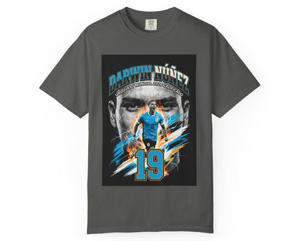 Darwin Nunez 19 Soccer Player T-Shirt, 2026 World Cup Tee, Uruguay Flag