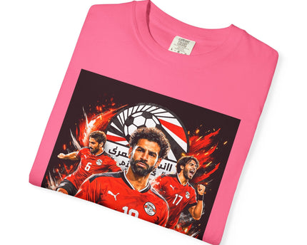 Egypt Football Players T-shirt, 2026 World Cup Back Trophy Design, Egypt Flag
