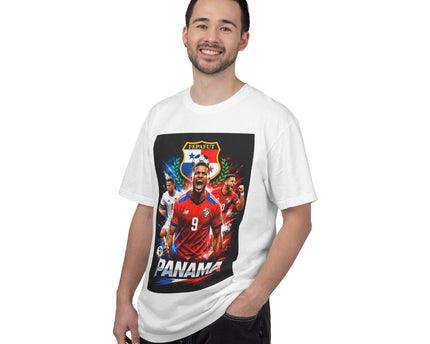 Panama Soccer Players T-shirt, 2026 World Cup Back Print,Panama Flag