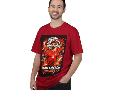 Egypt Football Players T-shirt, 2026 World Cup Back Trophy Design, Egypt Flag