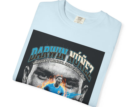 Darwin Nunez 19 Soccer Player T-Shirt, 2026 World Cup Tee, Uruguay Flag